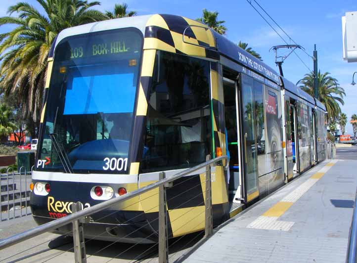 Yarra Trams Citadis Rexona 3001